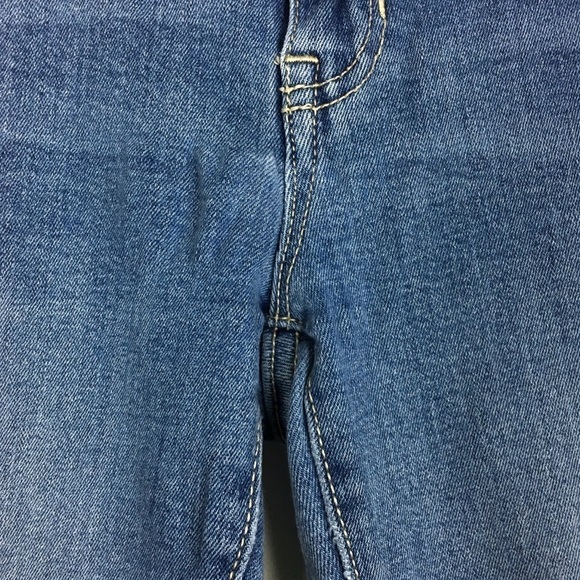 GAP Jeans Straight Medium Indigo Wash Stretch Denim Mid Rise Size 28 Regular - Picture 10 of 13